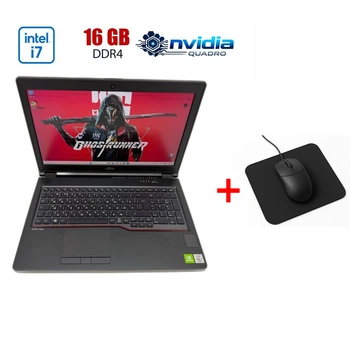 Мобильная рабочая станция Fujitsu Celsius H7510 / 15.6" (1920x1080) IPS / Intel Core i7-10850H (6 (12) ядер по 2.7 - 4.9 GHz) / 16 GB DDR4 / 512 GB SSD / nVidia Quadro T1000, 4 GB GDDR5, 128-bit / WebCam б/у + Подарок Мышка и коврик