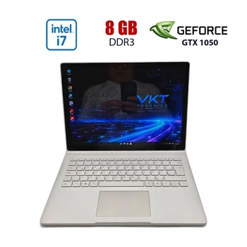 Игровой ноутбук Б-класс Microsoft Surface Book 2 / 13.5" (3000x2000) IPS Touch / Intel Core i7-8650U (4 (8) ядер по 1.9 - 4.2 GHz) / 8 GB DDR3 / 256 GB SSD / nVidia GeForce GTX 1050, 2 GB GDDR5, 128-bit / WebCam б/у