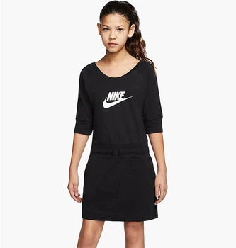 Дитяче плаття Nike Sportswear Swoosh Black M Чорний CJ7433-010