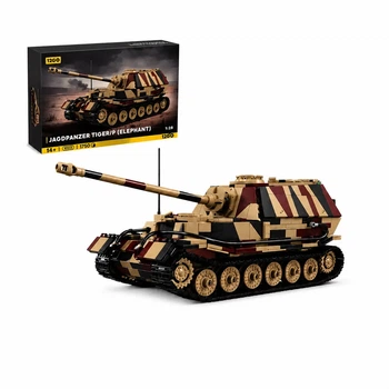 Конструктор танк ПТ-САУ JAGDPANZER TIGER P Elephant 12GO 97023 на 1750 деталей