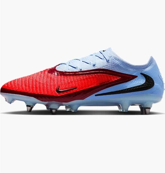 Бутсы унисекс Nike Phantom 6 Low Elite Sg-Pro Red/Light Blue 41 Голубой HV8988-400