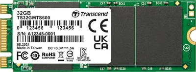 SSD Transcend MTS600 TS32GMTS600 32 ГБ M.2 2260 SATA III MLC