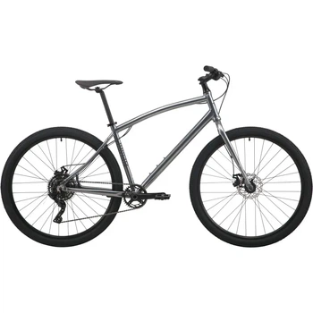 Велосипед гибрид 29 дюймов Pride Indie 9.1 XL серый 2025 (SKD-60-96)