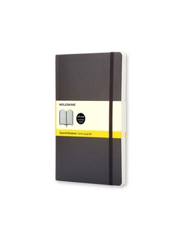 Блокнот Moleskine Classic средний, Клетка Черный Мягкий (QP617) 9788883707186