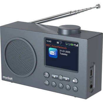 Радиоприемник Mycket HS-D009 DAB+/FM Bluetooth 5.0 с TFT дисплеем 2.4"
