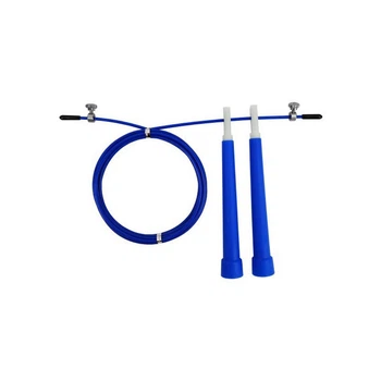 Скоростная скакалка Speed Cable Rope EF-2039-BL, со стальным тросом, синяя