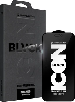 Защитное стекло для смартфона Apple iPhone 18 Pro ArmorStandart Dark Mode BI Black (ARM92163)