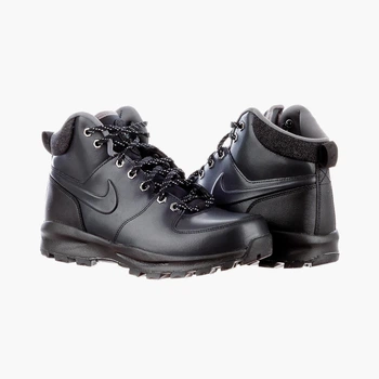 Ботинки мужские Nike Manoa Leather 45.5 Черный DC8892-001
