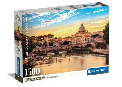 Пазл Clementoni High Quality Collection: Рим, Италия (High Quality Collection - Rome Puzzle - 1500 pcs.), 1500 эл. (31717)