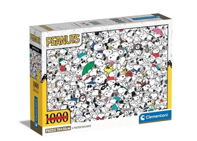 Пазл Clementoni Impossible: Веселая детвора, Пинатс (Impossible Peanuts Puzzle - 1000 pcs.), 1000 эл. (39804)