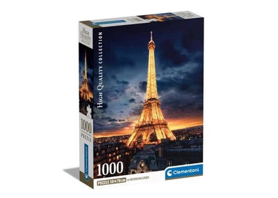 Пазл Clementoni High Quality Collection: Вид на Эйфелеву башню, Париж, Франция (High Quality Collection - Tour Eiffel Puzzle - 1000 pcs.), 1000 эл. (39703)