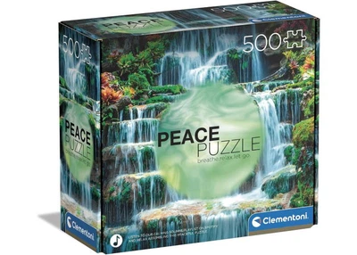 Пазл Clementoni Peace Collection&Spotify: Водопад (Peace Collection&Spotify - The Waterfall - The Flow Puzzle - 500 pcs.), 500 эл. (35117)