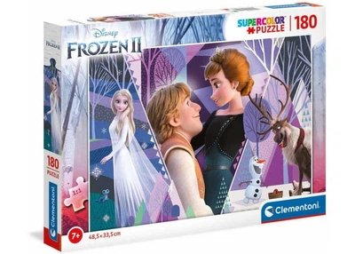 Пазл Clementoni SuperСolor: Анна и принц, Холодное сердце 2, Disney (SuperСolor - Disney Frozen 2 Puzzle - 180 pcs.), 180 эл. (29309)