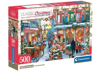 Пазл Clementoni Classic Christmas Collection: Рождественское настроение (Classic Christmas Collection - Joy of Christmas Puzzle - 500 pcs.), 500 эл. (35160)