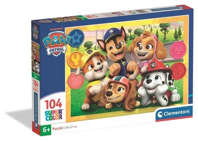 Пазл Clementoni SuperСolor: Команда Щенячьего Патруля (SuperСolor - PAW Patrol Puzzle - 104 pcs.), 104 эл. (25013)