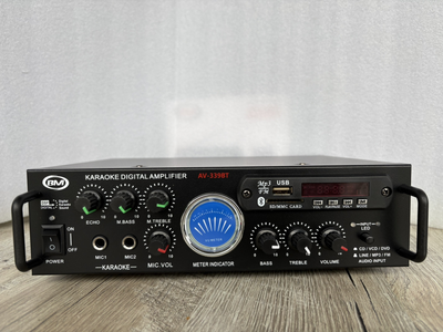 Підсилювач звуку Boschmann AV-339BT Radio+USB+караоке