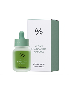 Ампульна сироватка з BHA кислотою та екстрактом Матчa Dr.Ceuracle Vegan BHA&Matcha Ampoule , 30 мл