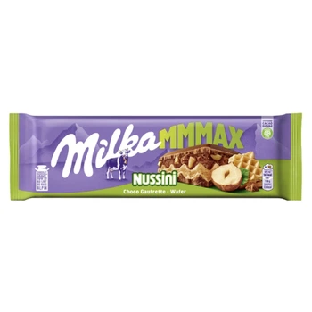 Шоколад молочний Milka з горіховою пастою фундуком та вафлею 270 г (676810)