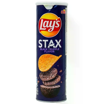 Чіпси Pringles Lay's Stax Black Truffle (Чорний трюфель) 90 грам