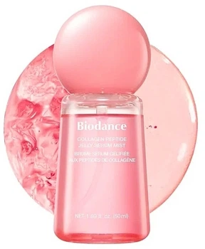Антивіковий та зволожувальний міст-серум BIODANCE Collagen Peptide Jelly Serum Mist 50 мл