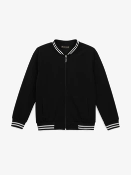 Кофта однотонна для хлопчика GENUA 1504 140 см Чорний shop (2000999711954)