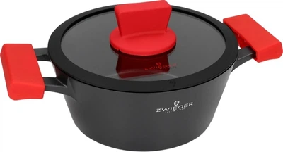 Каструля Zwieger Obsidian з кришкою 20 см 2.4 л (5903357371418)