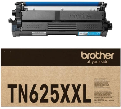 Картридж лазерний Brother TN-625XXLC Голубий (TN-625XXLC)