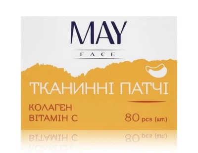 May face | тканевые патчи для кожи вокруг глаз с коллагеном