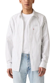 Рубашка Levi's 52(XL) Белый-полоска (157021)
