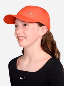 Дитяча бейсболка Nike Dri-Fit Club Unstructured Metal Swoosh FB5064-842 50-56 Помаранчева (198728894855)