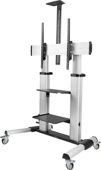Stojak podłogowy do telewizora StarTech 1110C-MOBILE-TV-CART czarno-srebrny (1110C-MOBILE-TV-CART)