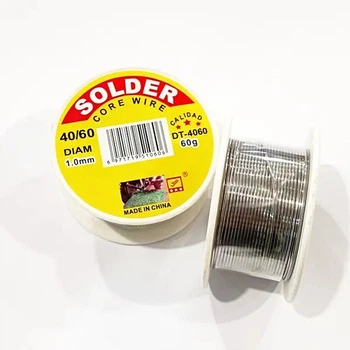 Припій для паяння олово 1 мм 60 г SOLDER. (30-60)