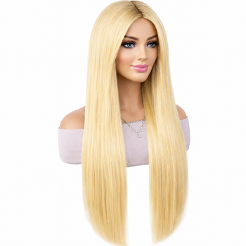 Перука жіноча пшеничний блонд косплей, термоволокно DC WIG-112