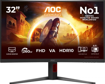 Монітор 31.5" AOC C32G4Z (4038986113489)