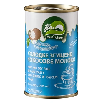 Молоко кокосове згущене Nature`s Charm 200 г (21594213)