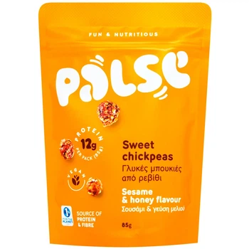 Нут зі смаком кунжуту та меду Palse 85 г (21653711)