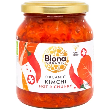 Органічне кімчі гостре густе Biona Organic 350 г (21624399)