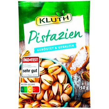 Смажені солоні фісташки Kluth 150 г (21771737)
