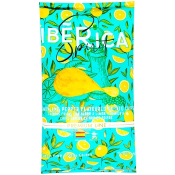 Чипси з лимоном та перцем Iberica 115 г (21608320)