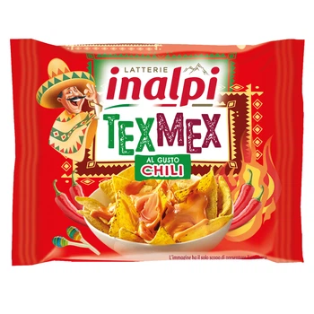 Сир "TexMex" з перцем чилі слайси Inalpi 150 г (21783239)
