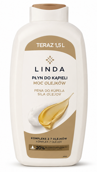Гель-пена для ванны Linda Moc Olejków «Сила масел», 1.5 л