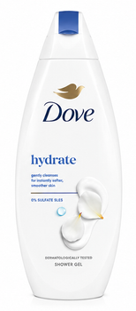 Гель для душа Dove Hydrate Глубокое питание и увлажнение, 250 мл