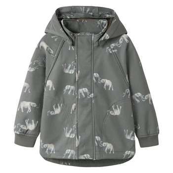 Куртка Name it Softshell Thomas, колір сірий, розмір 122 (263.13259265.QSHA)