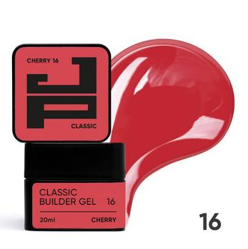 Гель для моделирования ногтей Jerden Proff Classic Builder Gel №16 Cherry 20 мл (27734WB)