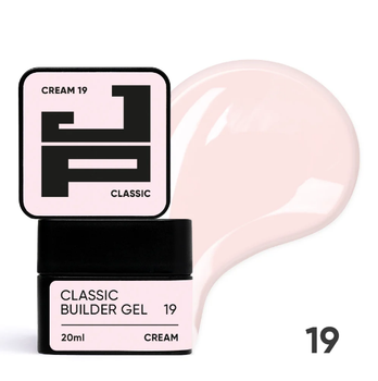 Гель для моделирования ногтей Jerden Proff Classic Builder Gel №19 Cream 20 мл (27737WB)