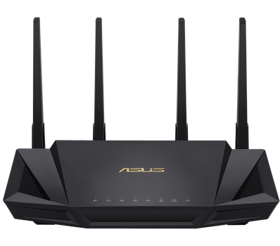 Беспроводной маршрутизатор ASUS RT-AX58U V2 AX3000 Dual-Band Wi-Fi 6 Черный (102299372)