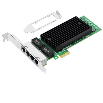 Сетевая карта EB-LINK Intel 82576 4 порта RJ45 / Gigabit Ethernet / PCI Express