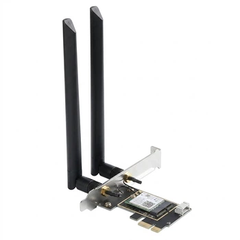 Wi-Fi/Bluetooth адаптер MOGE AX210 WiFi6 / AX5374 / Bluetooth 5.3 / Три діапазони / PCI Express