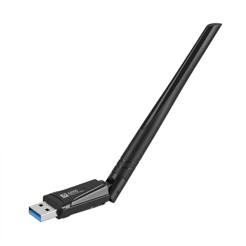 Адаптер мережевий PERCKO WiFi6 AX900 USB дводіапазонний із зовнішньою антеною для ПК