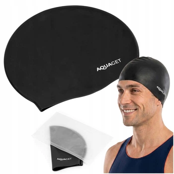 Шапочка для плавания Aquaget AQ0033 Black